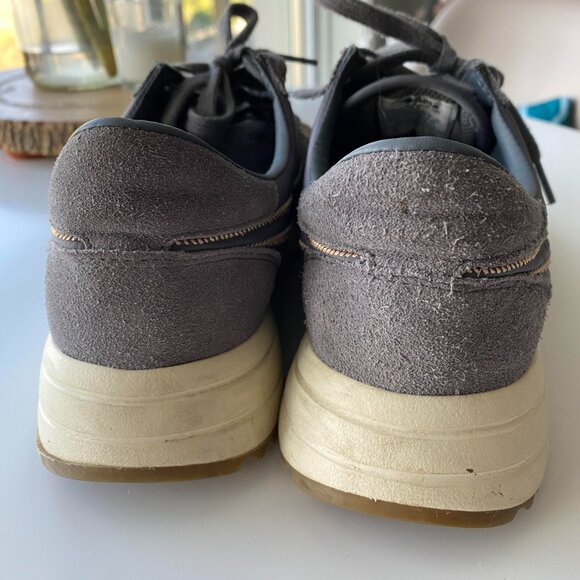 Anthropologie Gola Grey and Gold Montreal Lustre Sneakers Size 6 - Picture 4 of 9